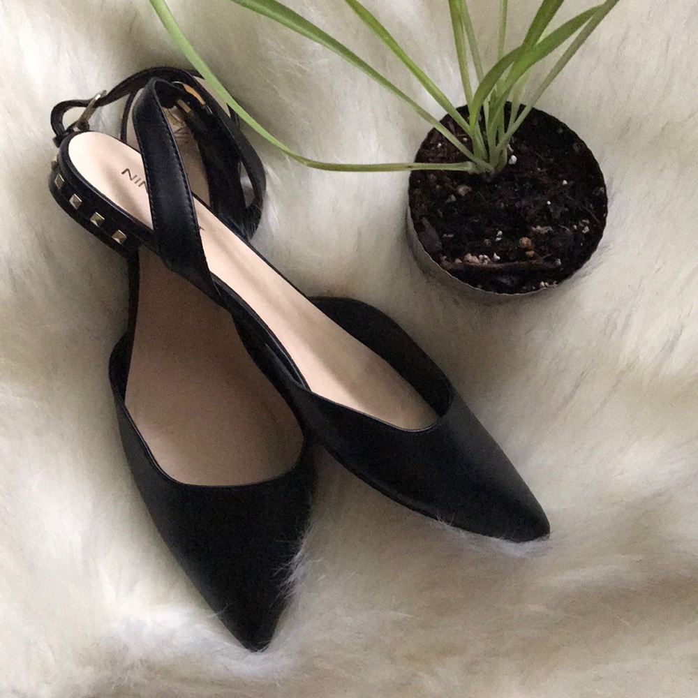 Nine West Althoff Slingback Flat- Sz 9